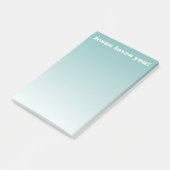 Jesus Liebe dich! | aquamariner Ober Post-it Klebezettel (angewinkelt)