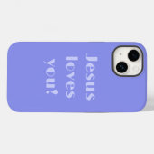Jesus Liebe dich! Case-Mate iPhone Hülle (Rückseite (Horizontal))