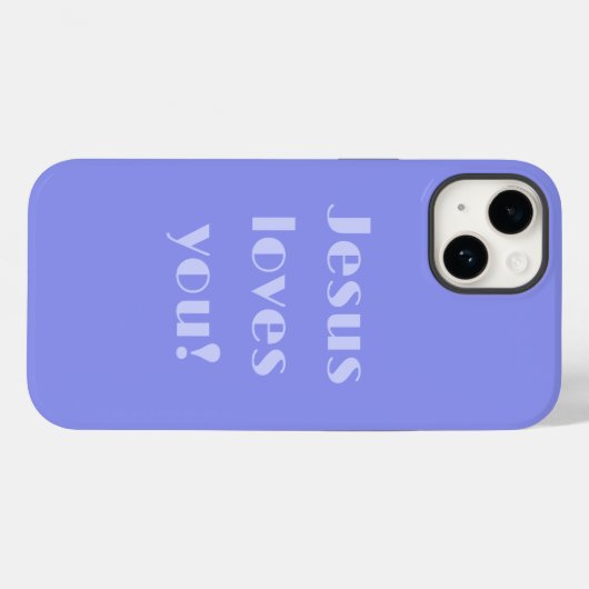 Jesus Liebe dich! Case-Mate iPhone Hülle (Rückseite (Horizontal))