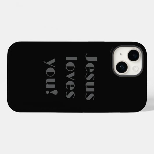 Jesus Liebe dich! Fall Mate iPhone Case-Mate iPhone Hülle (Rückseite (Horizontal))