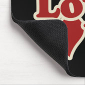 Jesus Liebe dich für Christen Mousepad (Ecke)