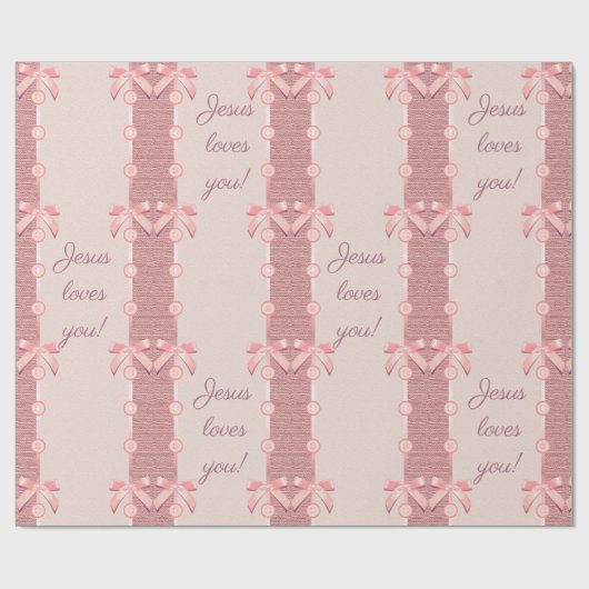 Jesus Liebe dich! Geschenkpapier (Flach)