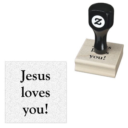 Jesus Liebe dich! Gummistempel (Stempel)