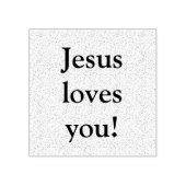 Jesus Liebe dich! Gummistempel (Prägung)