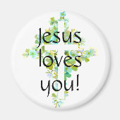 Jesus Liebe dich! Magnet (Vorne)