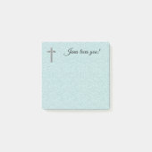 Jesus Liebe dich! Post-it Klebezettel (Vorderseite)