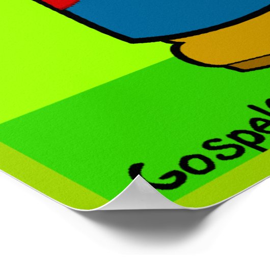 Jesus Liebe dich! Poster (Ecke)