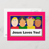 Jesus Liebe dich! Postkarte (Vorne/Hinten)