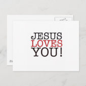 Jesus Liebe dich! Postkarte (Vorne/Hinten)