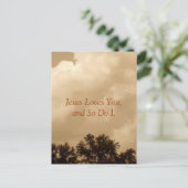 Jesus Liebe dich, und ich auch. Postkarte (Stehend Vorderseite)