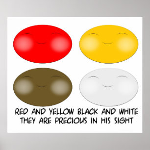 Jesus Liebe die kleinen Kinder der Welt Poster