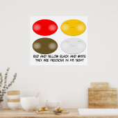 Jesus Liebe die kleinen Kinder der Welt Poster (Küche)