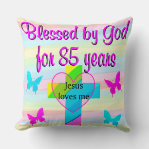 JESUS LIEBE DIESES 85 JAHRE ALTEN GEBURTSTAGS PILL KISSEN