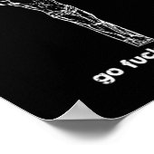 Jesus Liebe dir, aber ich mache kein T-ShirtWenn d Poster (Ecke)