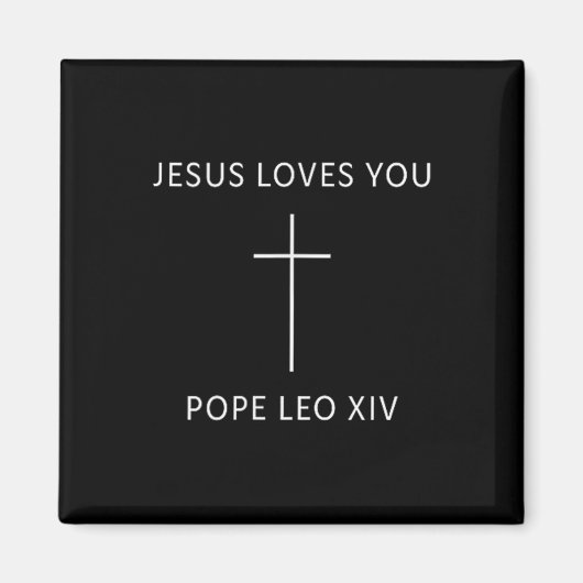 Jesus Liebe dir Christlich den minimalen religiöse Magnet (Vorne)