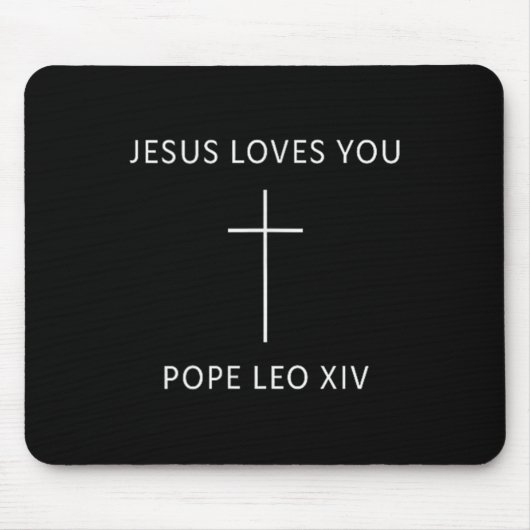 Jesus Liebe dir Christlich den minimalen religiöse Mousepad (Vorne)