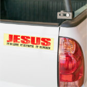 Jesus Liebe dir die Motivierend Bibel Autoaufkleber (Auf Lkw)