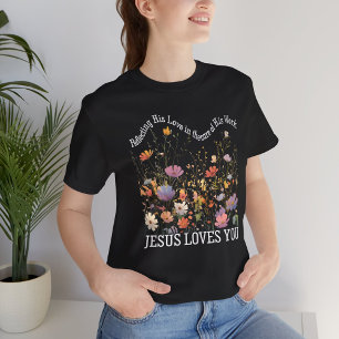 Jesus Liebe dir, Vintages Naturdesign T-Shirt
