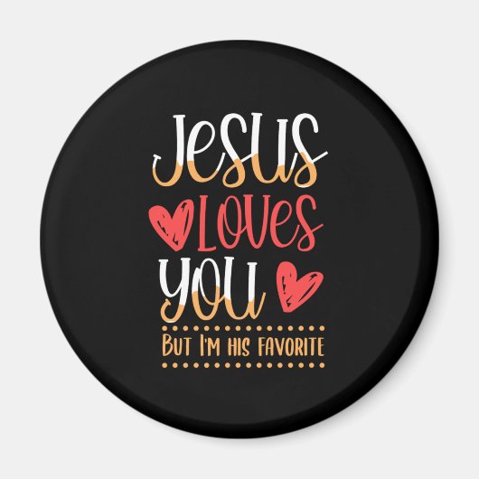 Jesus Liebe Du Gott Religion katholische Geschenke Magnet (Vorne)