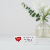 Jesus Liebe, du Karte (Stehend Vorderseite)