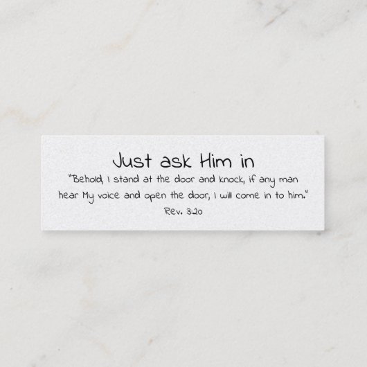 Jesus Liebe, du Karte (Rückseite)