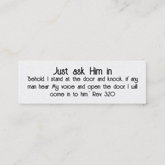 Jesus Liebe, du Karte (Rückseite)