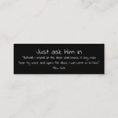 Jesus Liebe, du Karte (Rückseite)