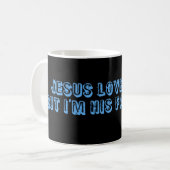 Jesus Liebe Du Liebling Kaffeetasse (Vorderseite Links)