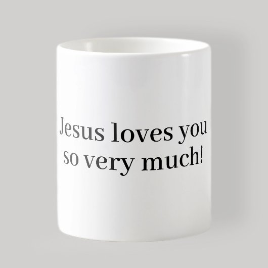 Jesus Liebe euch so sehr! Kaffeetasse