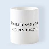 Jesus Liebe euch so sehr! Kaffeetasse