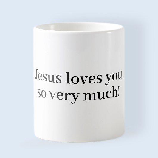 Jesus Liebe euch so sehr! Kaffeetasse
