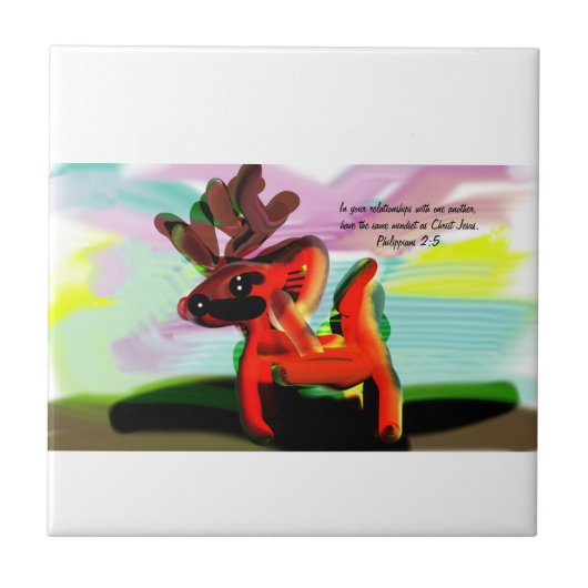 Jesus Liebe Fliese (Vorderseite)