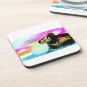 Jesus Liebe Getränkeuntersetzer (Linke Seite)