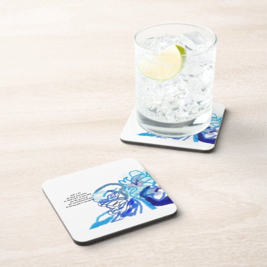 Jesus-Liebe Getränkeuntersetzer (Rechte Seite)