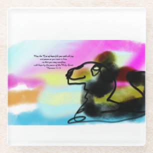 Jesus Liebe Glasuntersetzer