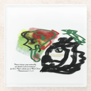 Jesus-Liebe Glasuntersetzer