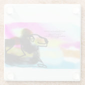 Jesus Liebe Glasuntersetzer (Rückseite)