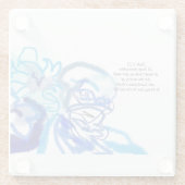 Jesus-Liebe Glasuntersetzer (Rückseite)