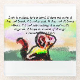 Jesus Liebe Glasuntersetzer