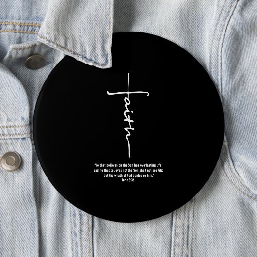 Jesus-Liebe| Glaube Kreuz Christlichen Jesus Glaub Button (Beispiel)