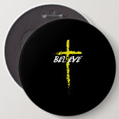 Jesus-Liebe| Glauben Kreuz Jesus Christliche Relig Button (Vorne & Hinten)