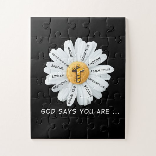 Jesus Liebe | Gott sagt, du bist... Puzzle (Vertikal)