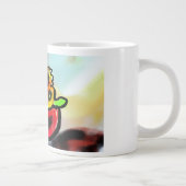 Jesus Liebe herum Jumbo-Tasse (Rechts)