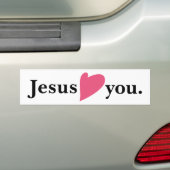 Jesus-Liebe-Herz Sie Autoaufkleber (Auf Auto)