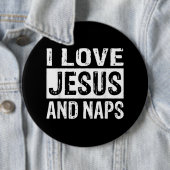 Jesus Liebe | I Liebe Jesus und Nickerchen Christl Button (Beispiel)