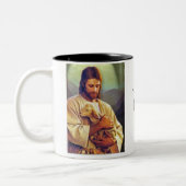 Jesus Liebe Ich 4 Zweifarbige Tasse (Links)