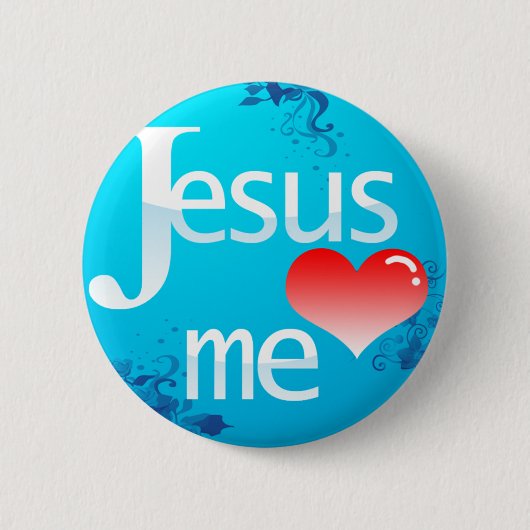 Jesus-Liebe ich Button (Vorderseite)