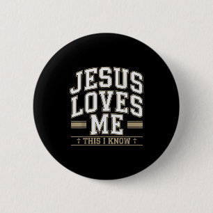 Jesus Liebe Ich kenne Christlichen Menschen Gott S Button