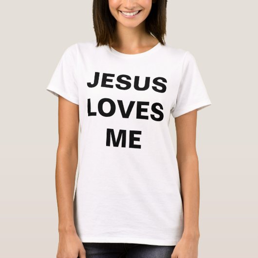 "Jesus Liebe Ich" T - Shirt der Frauen (Vorderseite)