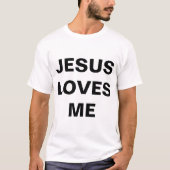 "Jesus Liebe Ich" T - Shirt der Männer (Vorderseite)